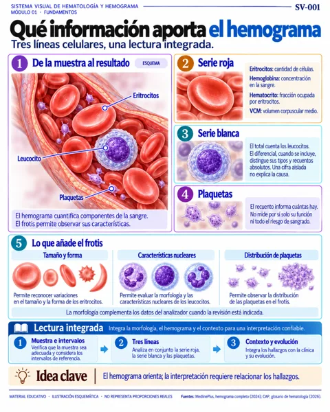 Qué información aporta el hemograma