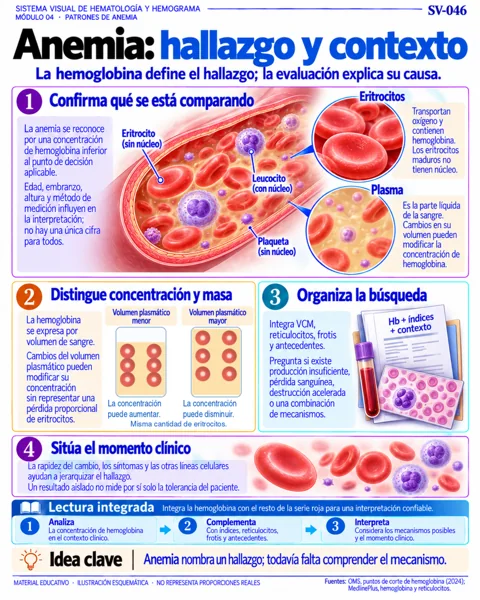 Anemia: hallazgo y contexto